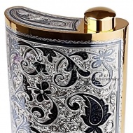 Фляга из серебра серия