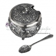 Солонка с ложечкой , арт №8548
