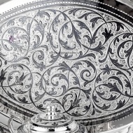 Кофейный сервиз с алмазной огранкой на 6 персон (Новинка), арт №7110