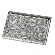 Визитница серебряная 2304