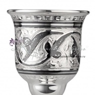 Рюмка из серебра 999 пробы на 40 мл, арт №1866