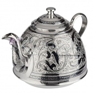 Чайник из серебра серия "Кубачи" на 1 л  1427