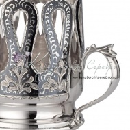 Серебряный подстаканник