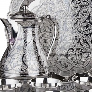 Сервиз из серебра в исполнении
