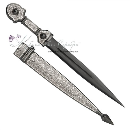 Кинжал серебряный Black series, 31,5 см