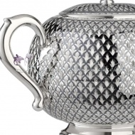Сахарница из серебра на 600 мл , арт №4615