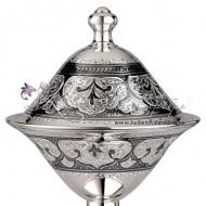Икорница с чернением на 140 мл, арт №6475/1