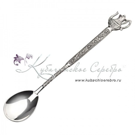 Серебряная ложка для турки «Кофейник»