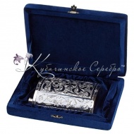 Фляга из серебра серия Фляга из серебра на 250 мл «Эксклюзив