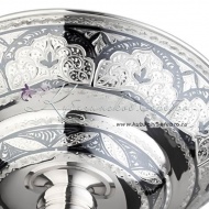 Конфетница серебряная с чернением, арт №4789