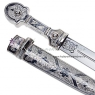 Кинжал серебряный, 32 см , арт №5002