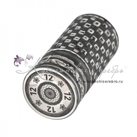 Серебряный подарочный набор с оксидированием