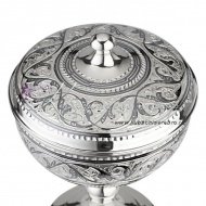 Вареньица с крышкой с алмазной огранкой, арт №4939